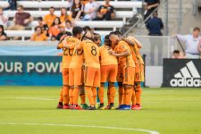 Dynamo group chat during the match against the Whitecaps