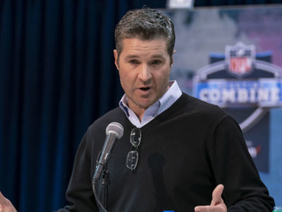 Texans GM Gaine at the draft combine