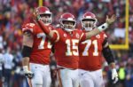 NFL: Mahomes celebrates a score as the Cheifs came back to win