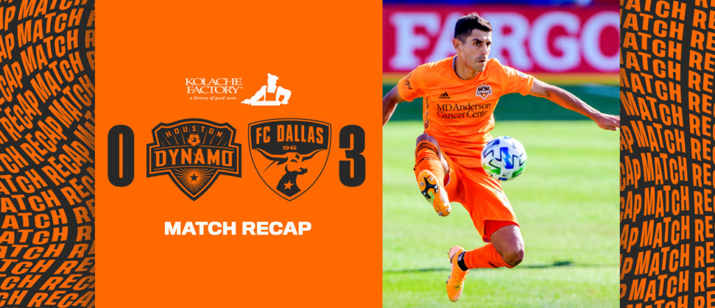 Houston Dynamo fall 3-0 at FC Dallas, Eliminated from Playoffs