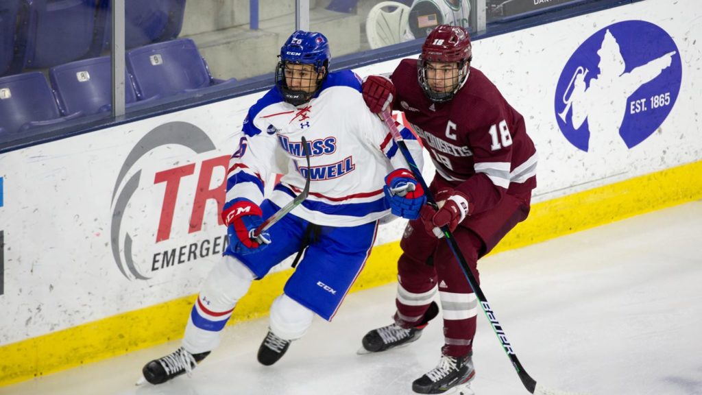 River Hawks Set to Square off against Minutemen for Hockey East Title
