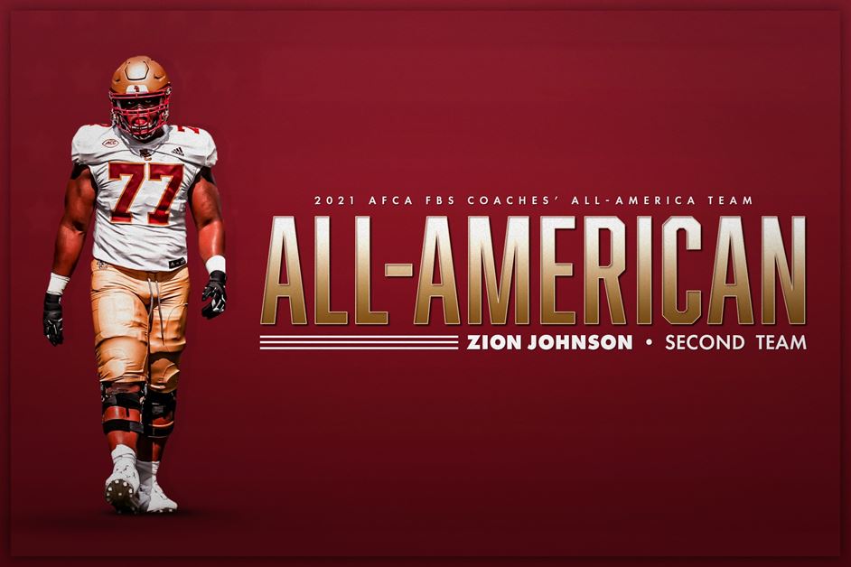 Johnson Collects AFCA All-America Honor