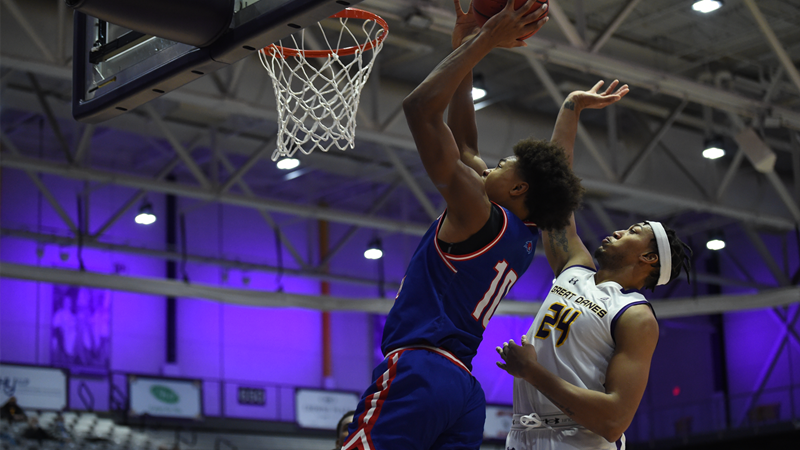 River Hawks Fall Behind Late in 57-47 Setback at UAlbany