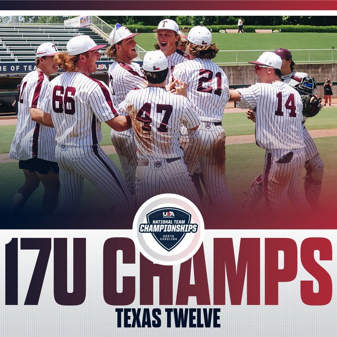 USA Baseball 17u Champions the Texas Twelve