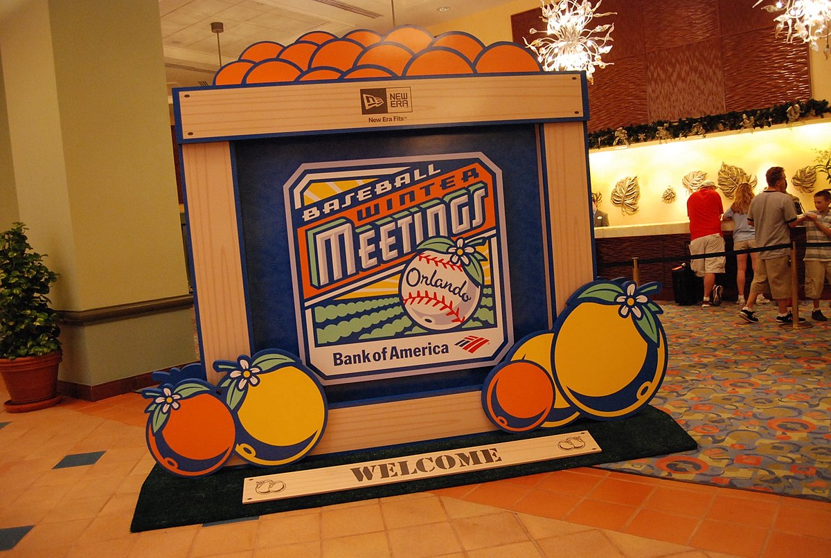 entrance to the MLB winter meeting